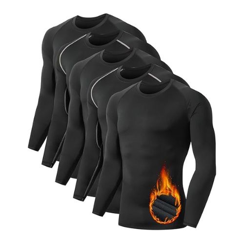 Men's Thermal Compression Shirt (5 or 4 Pack)